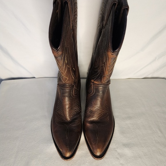Frye Brown Heeled Boots - Picture 2 of 12